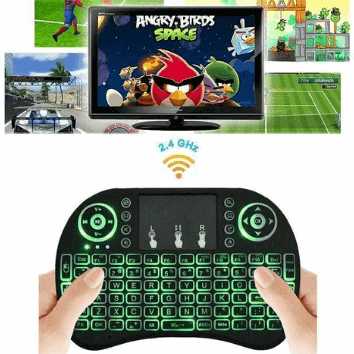 Mini Wireless BackLit Keyboard-Santorini Store