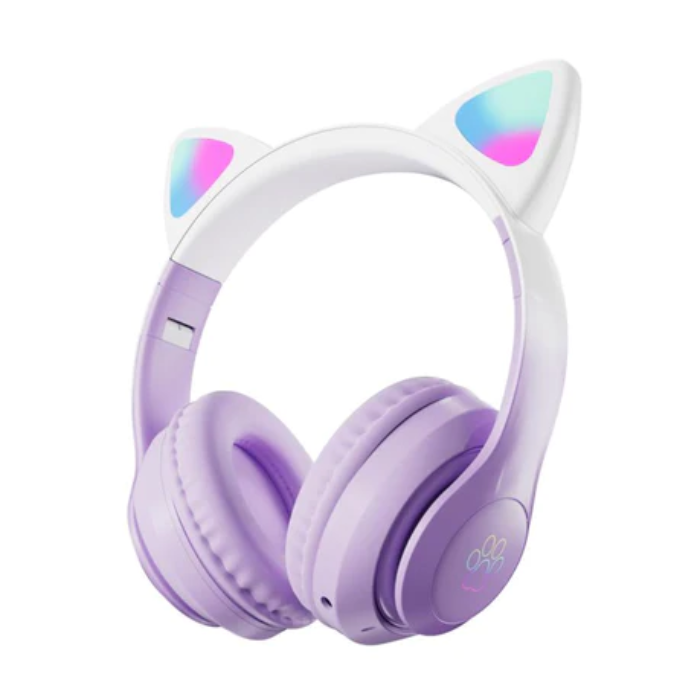 LED Light Cat Ear Headphones-Santorini Store