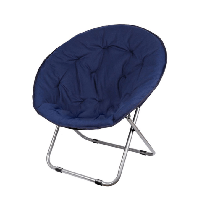 Moon Chair Seat Stool Saucer Chairs Soft Folding-Blue-Santorini Store