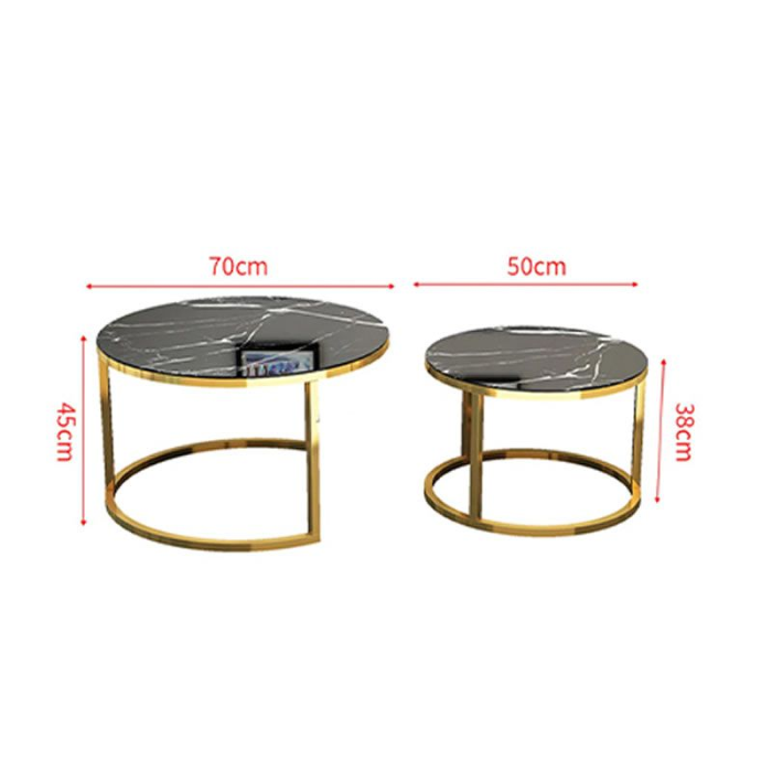 Modern and Stylish Marble Coffee Table-Santorini Store