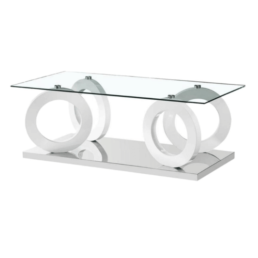 Smte - El Anillo Coffee Table-White-Santorini Store