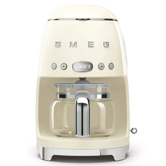 SMEG Retro Drip Filter Coffee Machine-Cream White-Santorini Store